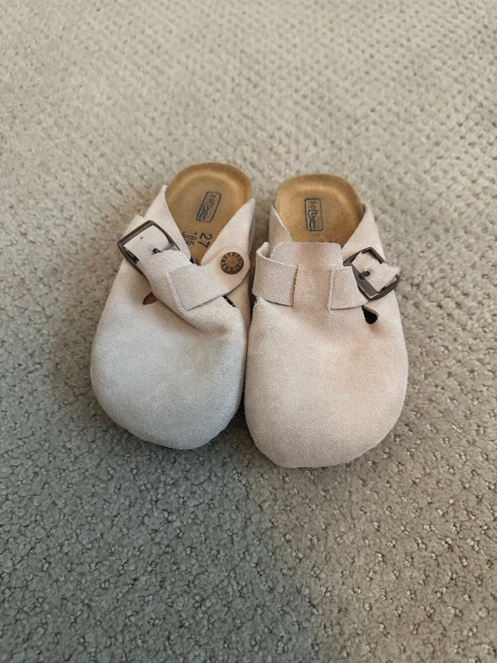 Birkenstock Boston Light Taupe Kids EU 27 Clog – STRAP FLAW